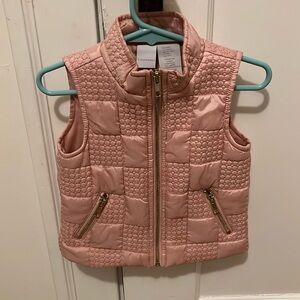 Tahari pink vest - 18M